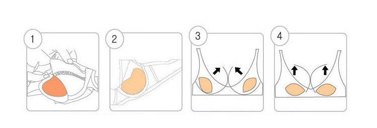 Pads pour soutien-gorge J009 - Ref 816295 Image 41