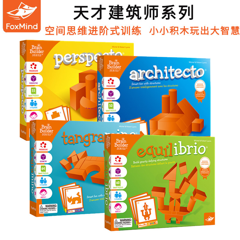 Israel Foxmind Balance Master Genius Architect Spatial Thinking Puzzle Building Block Logic Children's Toys
