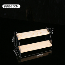 Acrylic ladder display stand blind box hand model desktop storage rack cosmetics perfume custom transparent multi-layer