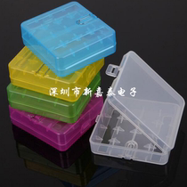High quality 4pcs 18650 battery box Lithium battery storage box Storage box placement box