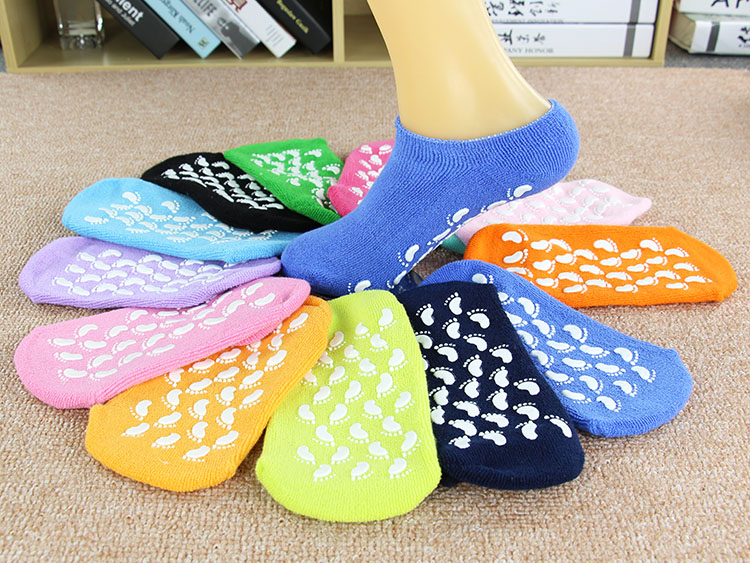 Vớ chống trượt trong nhà, giáo dục sớm, vớ cotton, nam và nữ, mùa thu và mùa đông, trẻ em dày, cha mẹ trẻ em, vớ thuyền nhà người lớn tất gấu nữ
