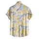 Men's summer ethnic casual short-sleeved shirt Ethniccasualshortsleevedshirt