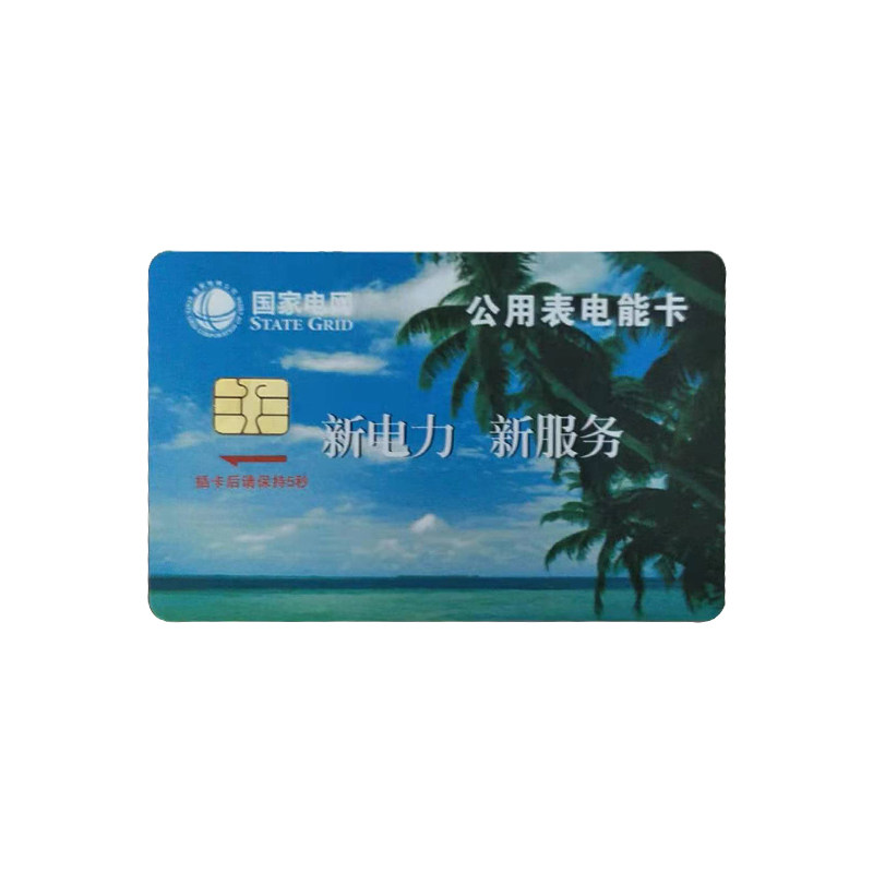 Shanghai People Smart Water Meter Prepaid Electric Meter IC Card Hydropower Meter One Cartoon Plug-in Inductive Electric Card