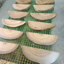 Wall storage rack solid wood one-word partition bookshelf storage rack living room set-top box cloud-shaped laminate wall hanging