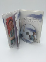 CD new box custom DVD disc box description picture album with color page printing box hardcover CD box