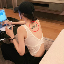 Anti-Humpback correction belt external breast expansion yoga exercise front buckle underwear women shockproof anti-sagging bra gathering vest style