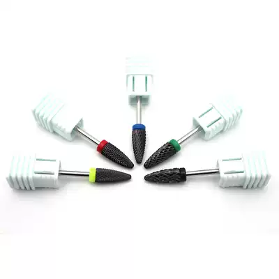 Nail color ceramic grinding head electric grinding machine accessories quick nail unloading without hot nail grinding machine drill bit