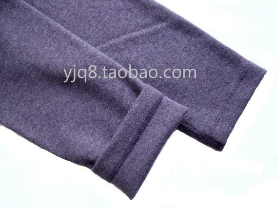 Siêu gấu ấm quần nữ cashmere sợi cao đàn hồi mỏng mỏng phần lớn kích thước cao eo dày dày mùa thu 007 quần cotton nam trung niên