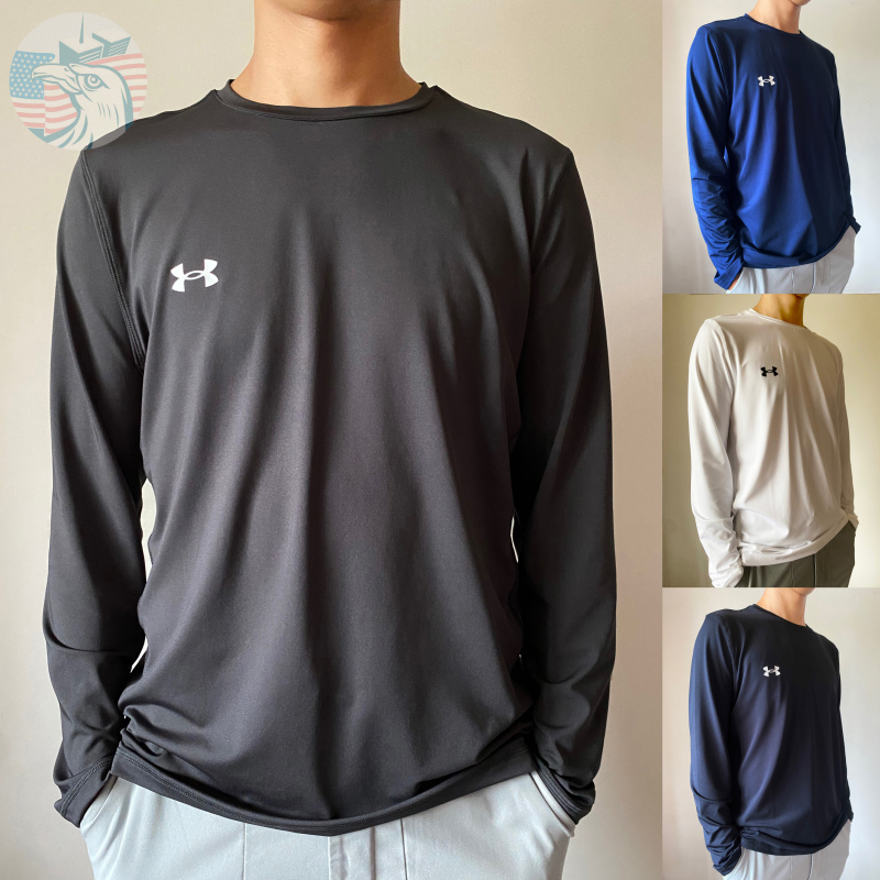 In Stock Ua under Armour Men's 2022 New Sports Training Elastic Quick-Drying Autumn and Winter Long-Sleeved T-Shirt 22600307