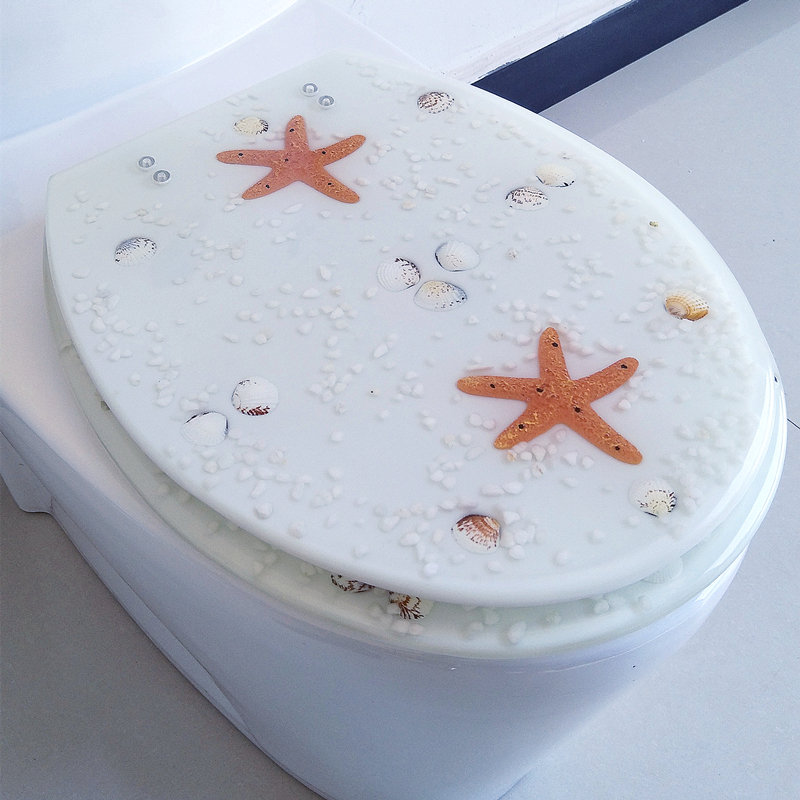 Special price resin toilet lid old muted UVO type universal home toilet lid thickened toilet lap accessories