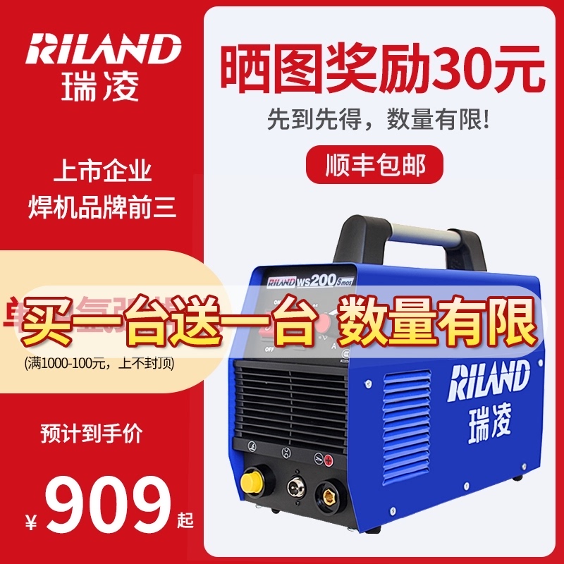 Ruiling WS200S 250S 300S single-use DC industrial grade stainless steel all-copper argon arc welding machine 220v household