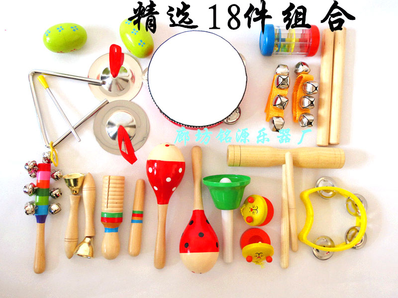 Bộ nhạc cụ Orff kết hợp 24 bộ nhạc cụ gõ cho trẻ sơ sinh - Đồ chơi nhạc cụ cho trẻ em đàn piano trẻ em