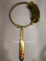 Artisanal Bronzer Division Male Witch Teaching Pharater Dao Soldiers Horn Marine Spiro Horn Marine Snail Horn Bronze Money Sword Seven Stars Sword