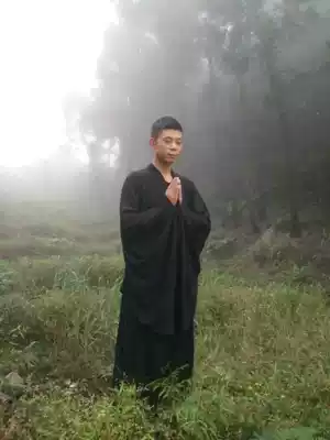 Haiqing Ji Shifu Suit Monk Suit Long Suit Men and Women Taiwan Ma Haiqing Buddha Clothes Coats Big Shirt