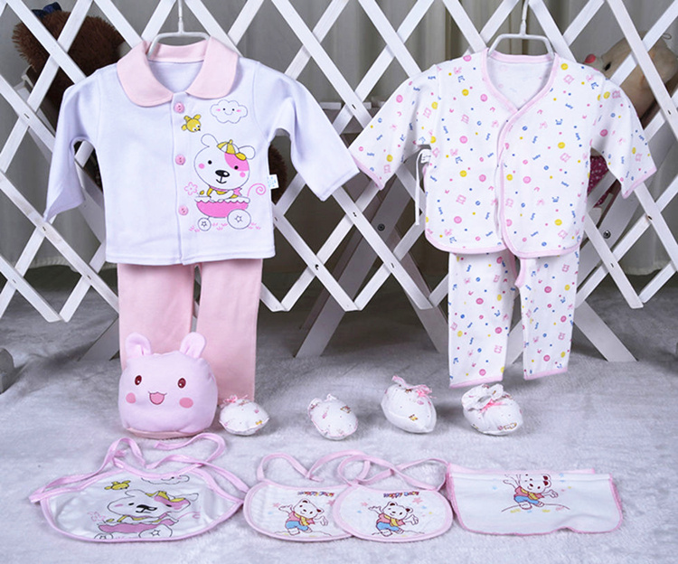 Quần áo trẻ em cotton sơ sinh hộp quà tặng 0-3 tháng 6 mùa đông sơ sinh phù hợp với bé sơ sinh mùa thu nguồn cung cấp