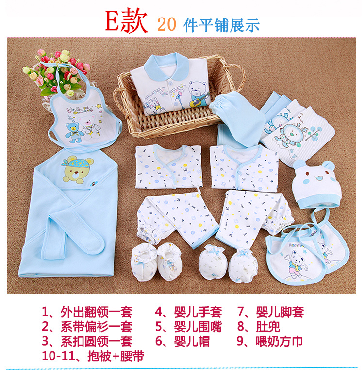 Coffret cadeau pour bébé - Vêtements + Chaussures + Accessoires 0-3 mois - Ref 1950132 Image 33