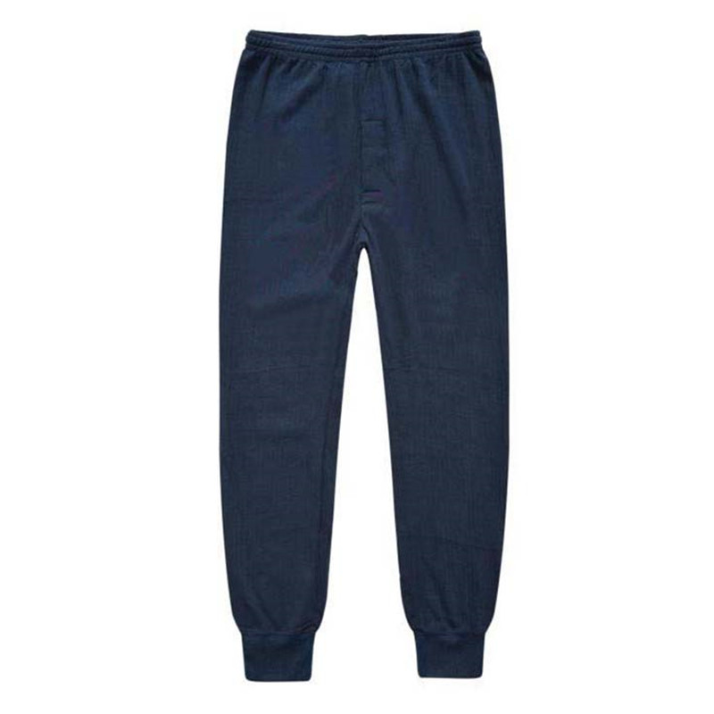 04 knitted inside lap pants Antistatic antistatic MoDel all-cotton warm blue home sleeping underpants sanitary pants