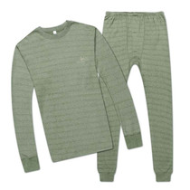 Pit Lane Special Antibacterial Inner Dress Pants Round Collar Autumn Winter Breathable Autumn Clothes Trousers Suit Moisture men warm-up pure cotton