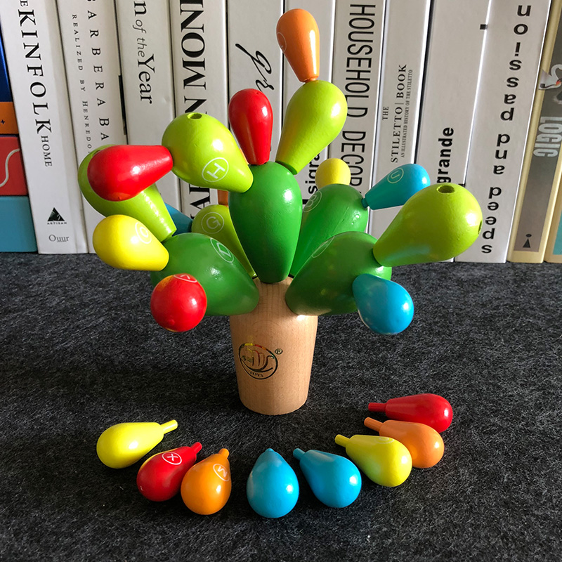 Children's Puzzle Toys Insert and Distribute Cactus Intellectual Creative Buckles Preparatory Toys