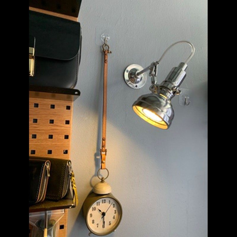 Medieval Barn Full Aluminum Winning Home Wall Lamp Industrial Wind LOFT Bedside Café American Medieval Bedroom Retro Mirror Front Light