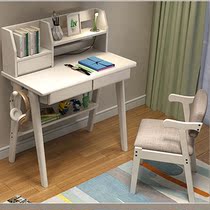 Solid wood Oak 0 6m0 7 children 0 8 primary and middle school students in 1 2 small learning table computer desk and chair 1 4