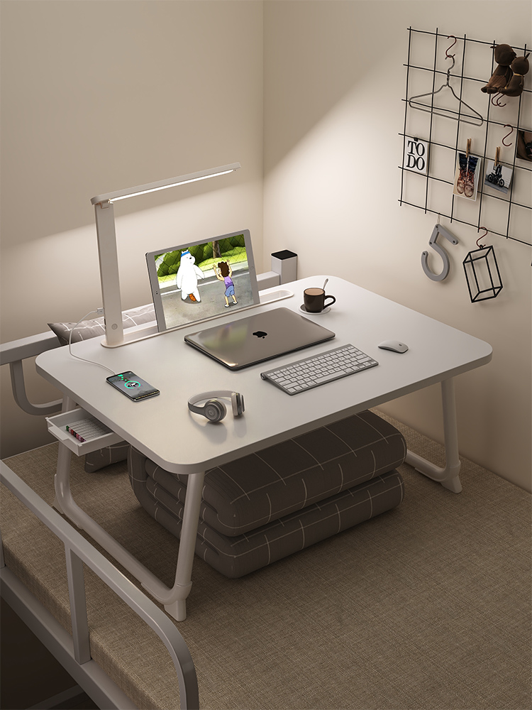 爆火学生党必入神器！此款床头小桌+LED灯的组合、让我直接封神✨