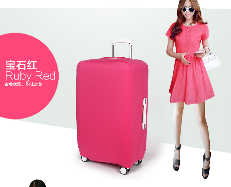 Hành lý bảo vệ bìa đàn hồi trường hợp bìa chịu mài mòn trường hợp xe đẩy du lịch trường hợp che bảo vệ túi 24 26 28 inch vali trẻ con