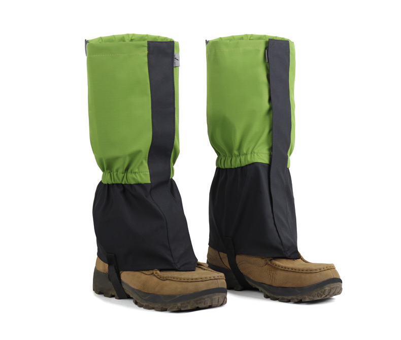 Ngoài trời đi bộ đường dài leo núi tuyết áo khoác không thấm nước windproof feet unisex trượt tuyết xà cạp ấm tuyết bìa ủng