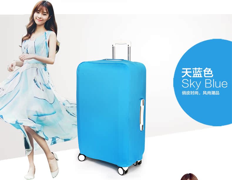 Hành lý bảo vệ bìa đàn hồi trường hợp bìa chịu mài mòn trường hợp xe đẩy du lịch trường hợp che bảo vệ túi 24 26 28 inch vali trẻ con