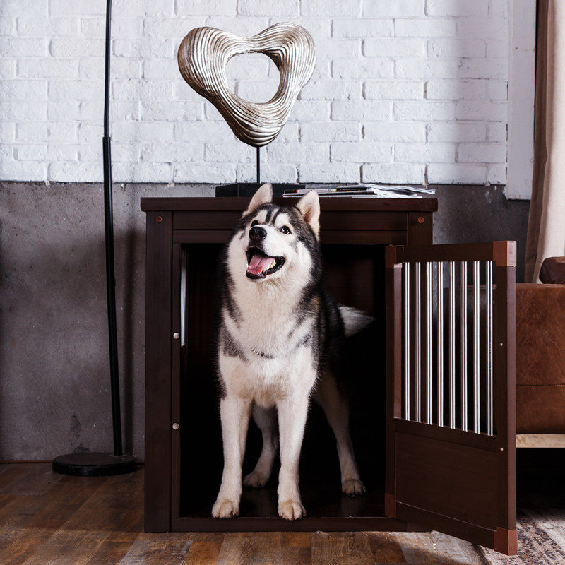 American Ecolex Indoor Dog House Large Small And Medium Dog Pet House Dog Kennel Room Air Box Can Be Detached