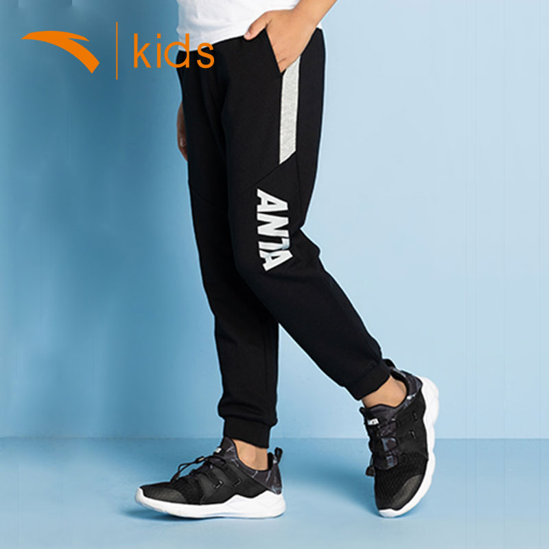 Anta children's clothing boys sweatpants big kids summer trousers official website student new children's casual pants