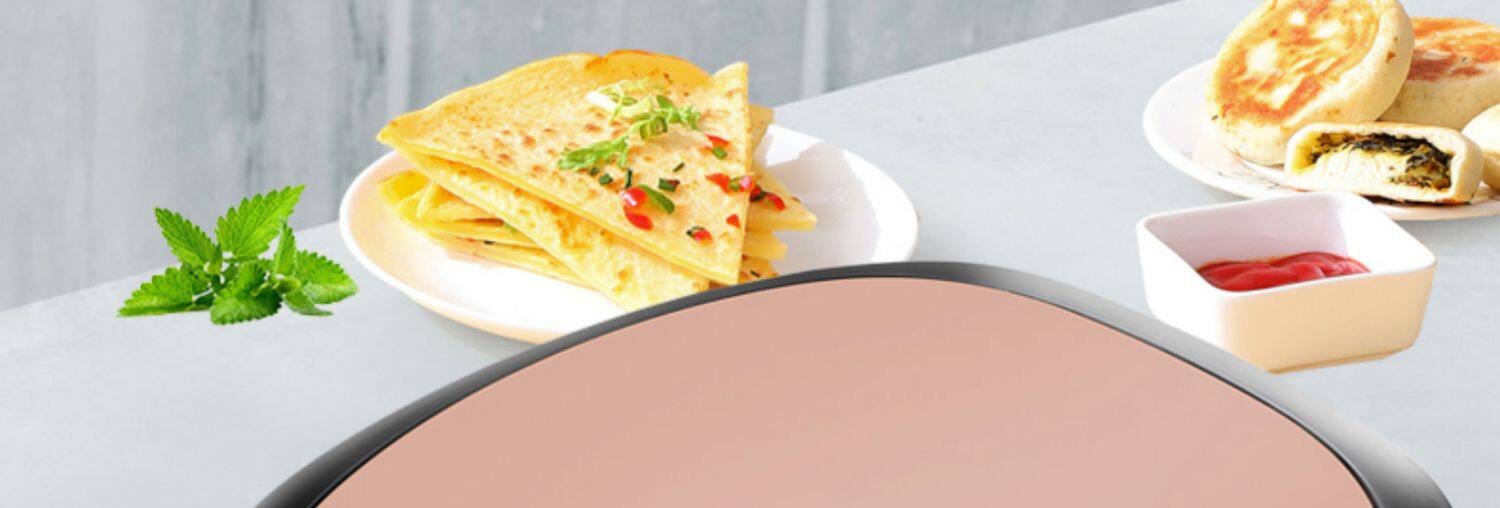 Электрическая блинница 新款电饼铛家用双面加热加深加大多功能自动断电烙饼锅煎饼电饼铛 Double Happiness