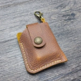 Зажигалка, кожаный универсальный защитный чехол ручной работы, из натуральной кожи, воловья кожа