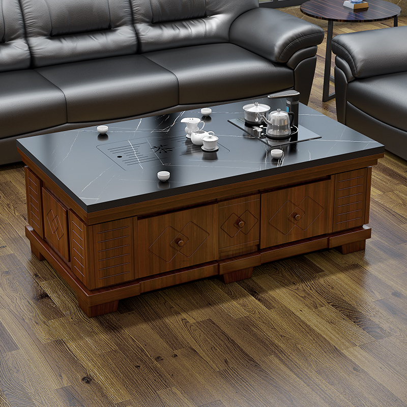 Slate Kung Fu coffee table tea table home tea table tea set with kettle one office tea table and chair combination