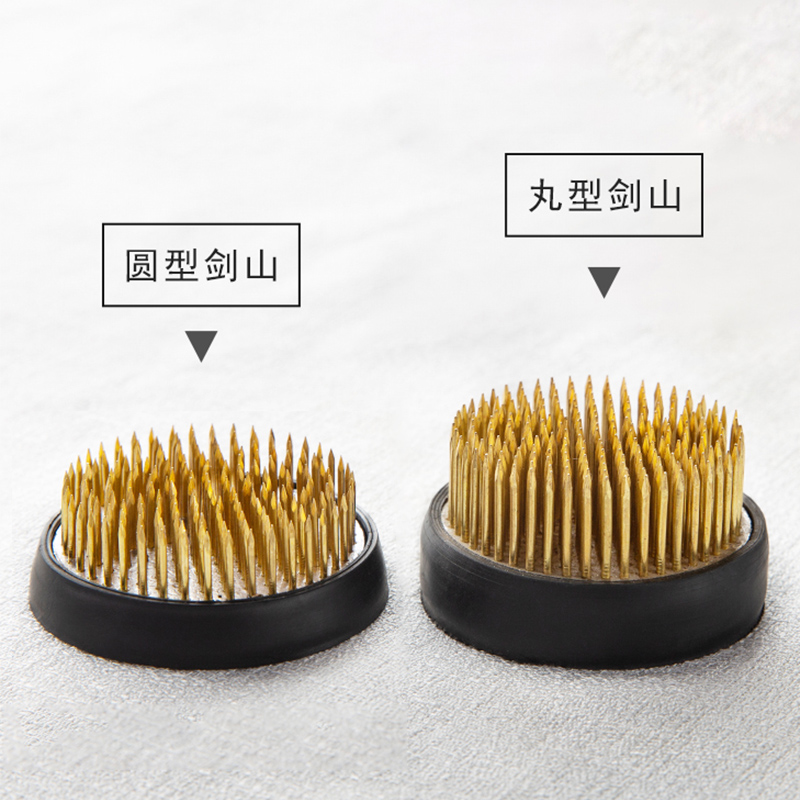剑山插花器套装太绝了！中式日式针山神器，插花新手也能变大师