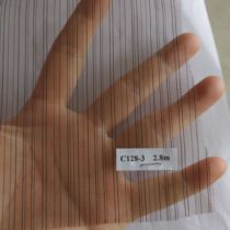 Striped wired glass material Metal wire Titanium wired glass material Silk material