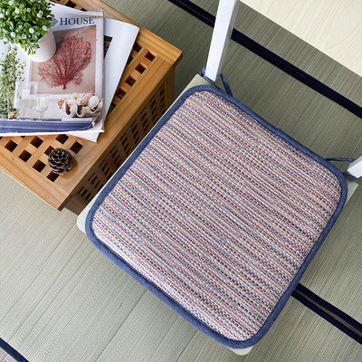 Summer cushion ice chair cushion office for long sitting breathable thickened 4D air fiber grass mat for home table seat cushion