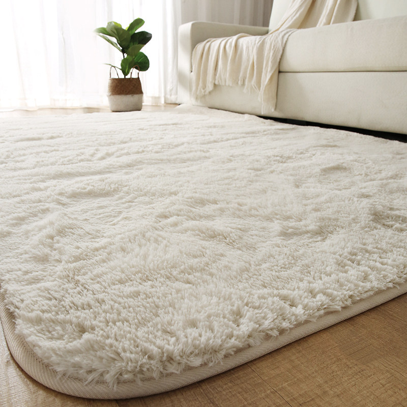 Clear Cabin Long Hair Carpet Thickened Plush Day Style Children's Room Bedroom Bedside Blanket Living Room Sofa Tea Table Room Mat