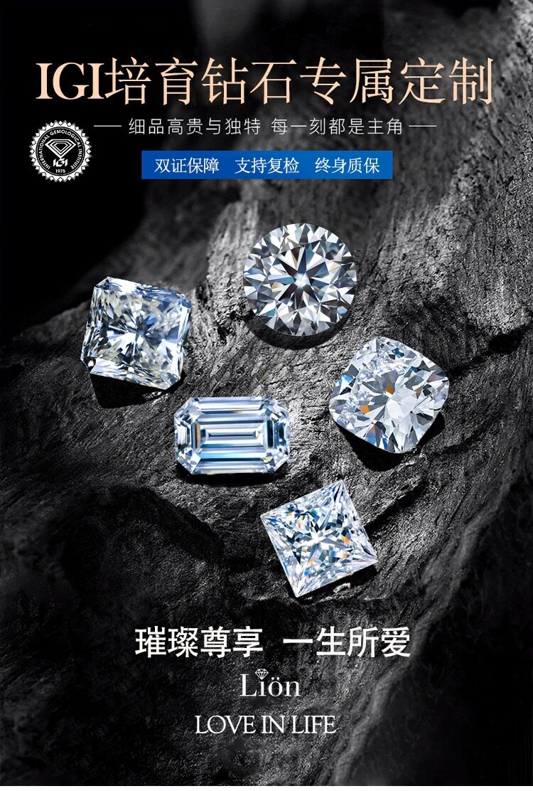 Кольцо с искусственным бриллиантом Leo Star Diamond CVD 18K золото