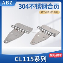 304 material industrial door hinge CL115 stainless steel hinge mechanical equipment door folding industrial equipment door accessories