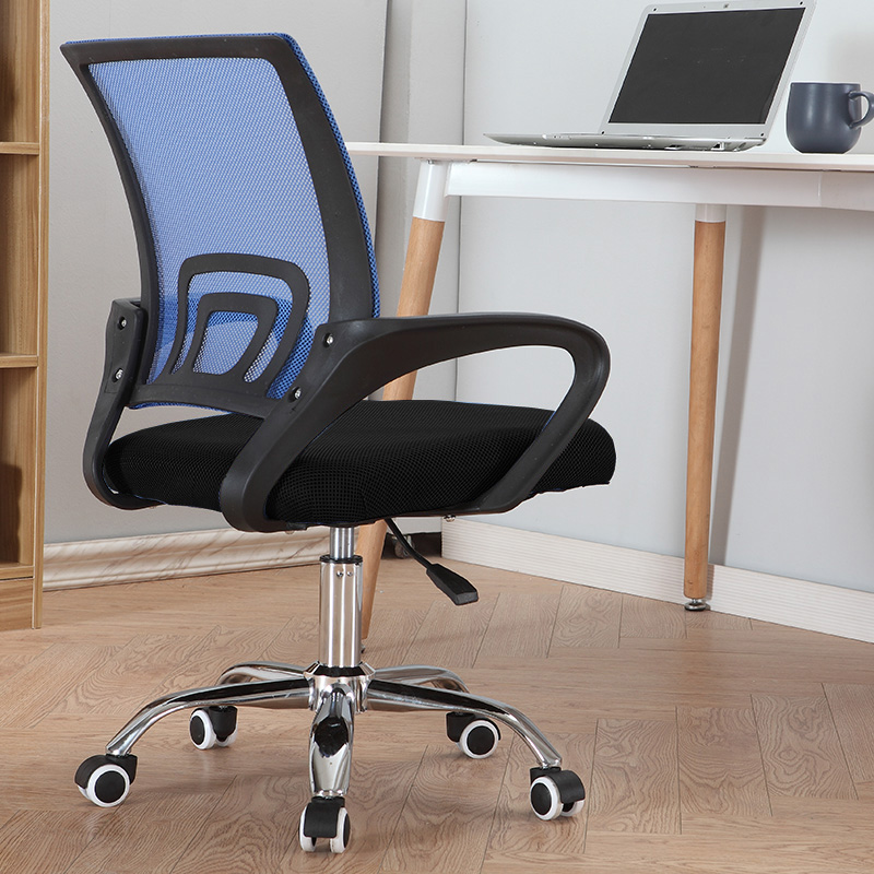 Modern simple net cloth computer chair household staff meeting chair staff bow chair lifting and landing chair