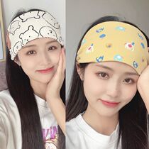 Summer air-conditioned room hat fashionable confinement hat postpartum summer pure cotton headscarf headband spring and autumn maternal windproof