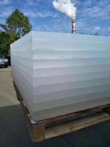 Transparent organic glass processing laser acrylic plate thick plate polished frosted zero cut advertising plate display case reservation