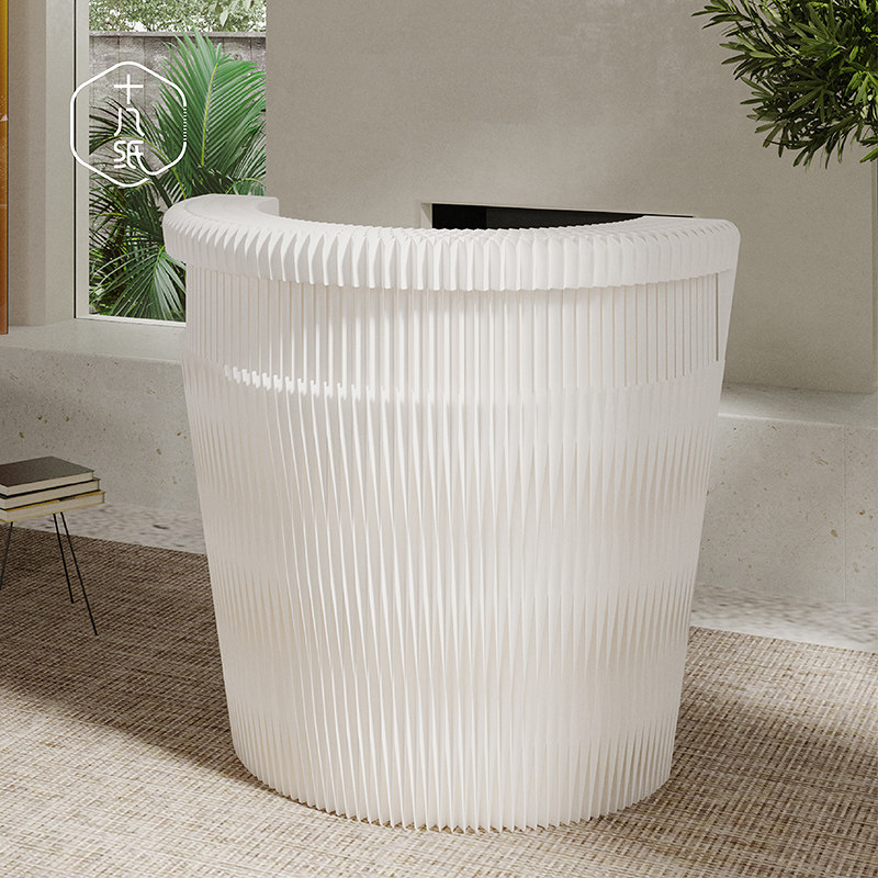 eighteen Paper Front Desk Reception Desk Welcome Counter Cashier Counter Cashier's Small Business Modern Brief exhibition Live use