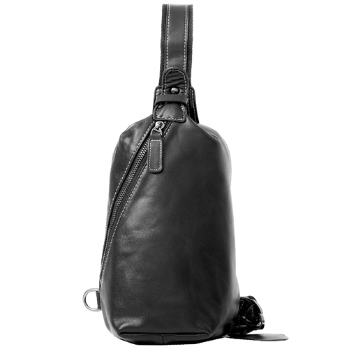 左森 Нагрудная сумка, сумка на одно плечо для отдыха, кожаная поясная сумка, рюкзак, из натуральной кожи, в корейском стиле