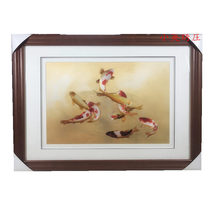 Pure handmade new boutique Suzhou embroidery painting Su embroidery finished hanging painting porch decorative painting 4060 years old