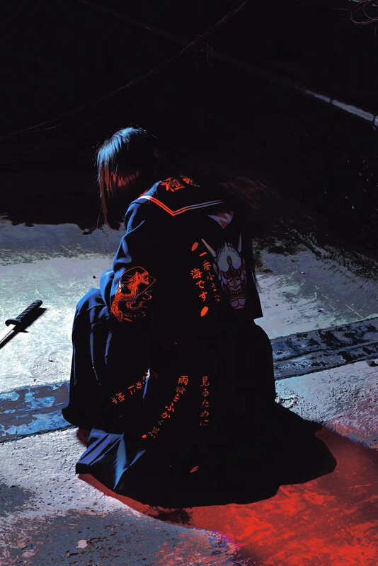 Sold Out: Wu Kuyan's Original Prajna Embroidery不良 Jk Uniform (Bad Boy Style) Special Attack Uniform Sold Out: Wu Kuyan's Original Prajna Embroidery不良 Jk Uniform (Bad Boy Style) Special Attack Uniform