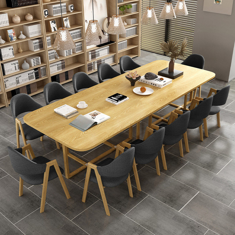 3m Modern Conference Table Family Small Minimalist Long Table Large Reading Room Script Killing Training Strip Table And Chairs Combination