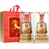 金黄包装大气！五粮液 金谷春白酒500ml*2瓶  淘金币+券后164元包邮
