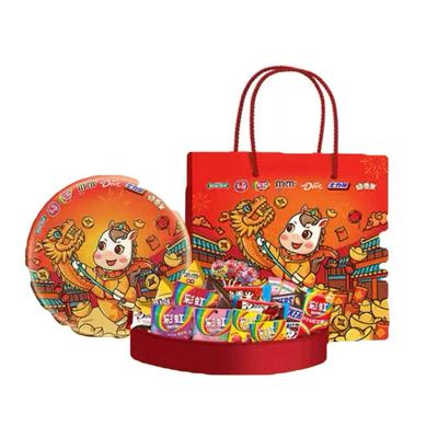 彩虹糖X真知棒X德芙X脆香米XM豆糖果零食巧克力糖果礼盒年货礼盒